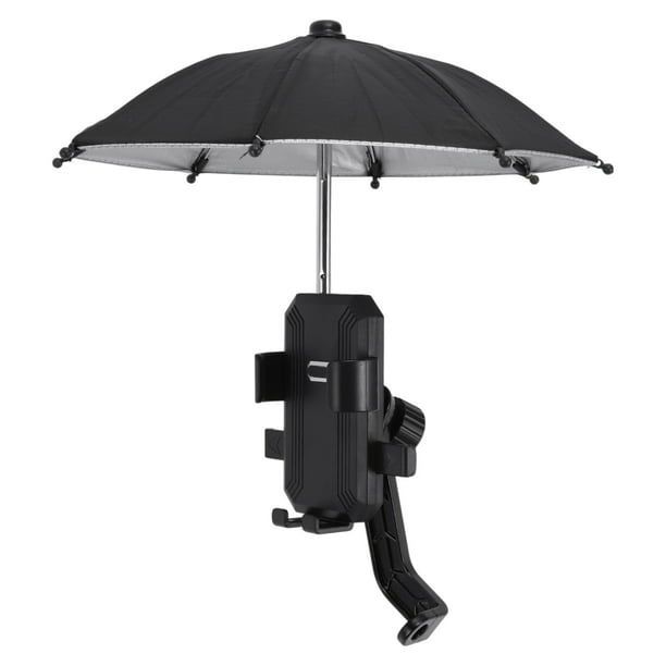 Soporte para teléfono de motocicleta Unique Bargains para montar en el espejo retrovisor, compatible con teléfonos de 4.7 a 7.2 pulgadas, 1 juego