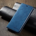 thumbnail image 5 of iPhone XS Max Wallet Case iPhone XS Max Luxury PU Leather Case, Book Folding Flip Retro Case with Kickstand, [RFID Blocking] Credit Card Slot Magnetic Closure Protective Cover, Blue, 5 of 8