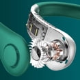 thumbnail image 4 of Ventilador de cuello sin aspas Mini de carga USB para exteriores (silicona ajustable verde) Ehuebsd Para estrenar, 4 of 9