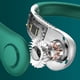 thumbnail image 4 of Ventilador de cuello sin aspas Mini ventilador de carga USB para exteriores (silicona ajustable verde), 4 of 8