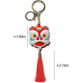 thumbnail image 3 of Keychain, Car Key Backpack Charm, Chinese Style Lion Dance Head Key Ring (Lion Dance Head - Yellow), 3 of 5