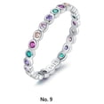 thumbnail image 4 of Anillo de mujer Sonducket chapado en plata con circón Tamaño 9, 4 of 6