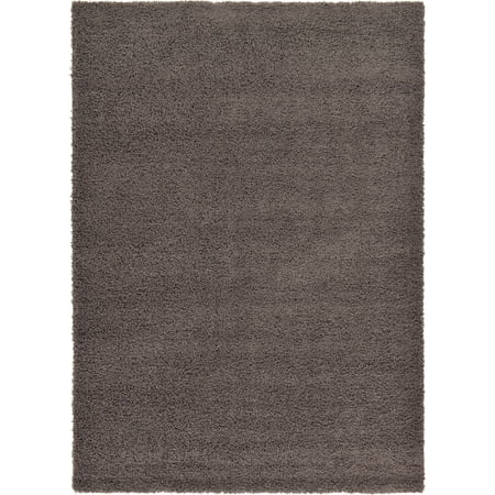 Unique Loom Solid Shag Contemporary Area Rug or Runner