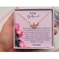 thumbnail image 3 of To My Girlfriend Necklace Gift For Her, To My Soulmate Necklace, Love Necklace, 3 of 6