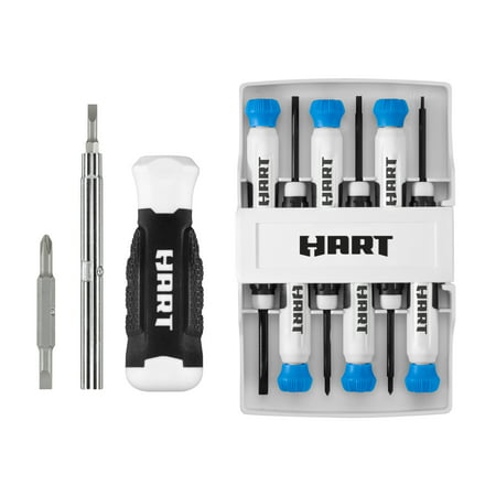 HART 6-in-1 Screwdriver and Precision Set