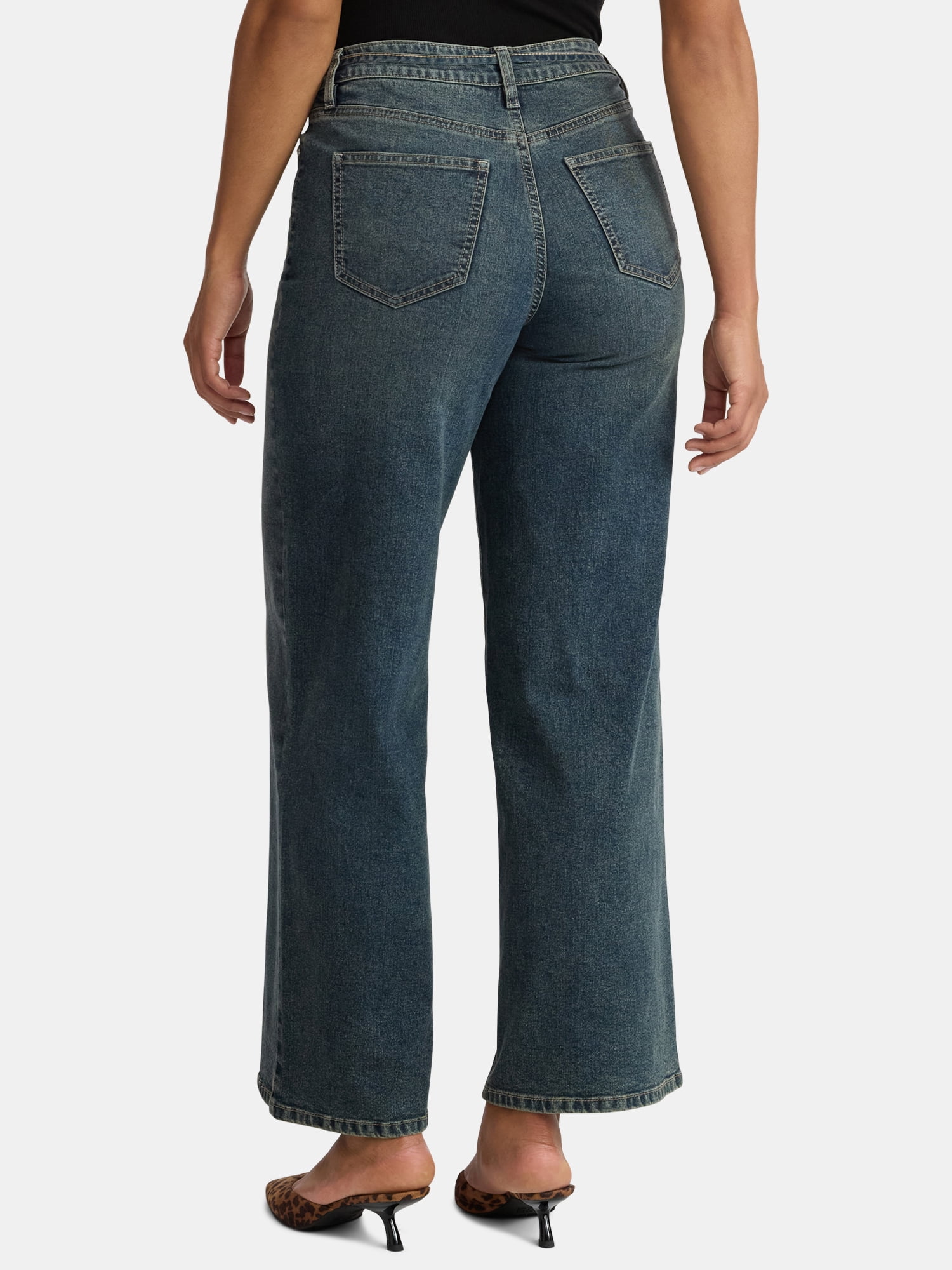 Madden NYC Women's Tie Belt Jeans, 32" Inseam, Sizes 00-18