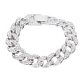 thumbnail image 3 of Fashionable Bracelet Hip Hop Cuban Link Chain Jewelry Accessory, 3 of 7