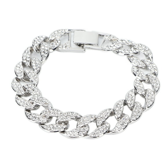Fashionable Bracelet Hip Hop Cuban Link Chain Jewelry Accessory