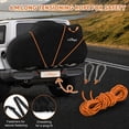 thumbnail image 2 of Bike Cover for 2 Bikes, 900D Waterproof Bicycle Cover with 6m Elastic Cord for Outdoor Storage and Transport, 2 of 5