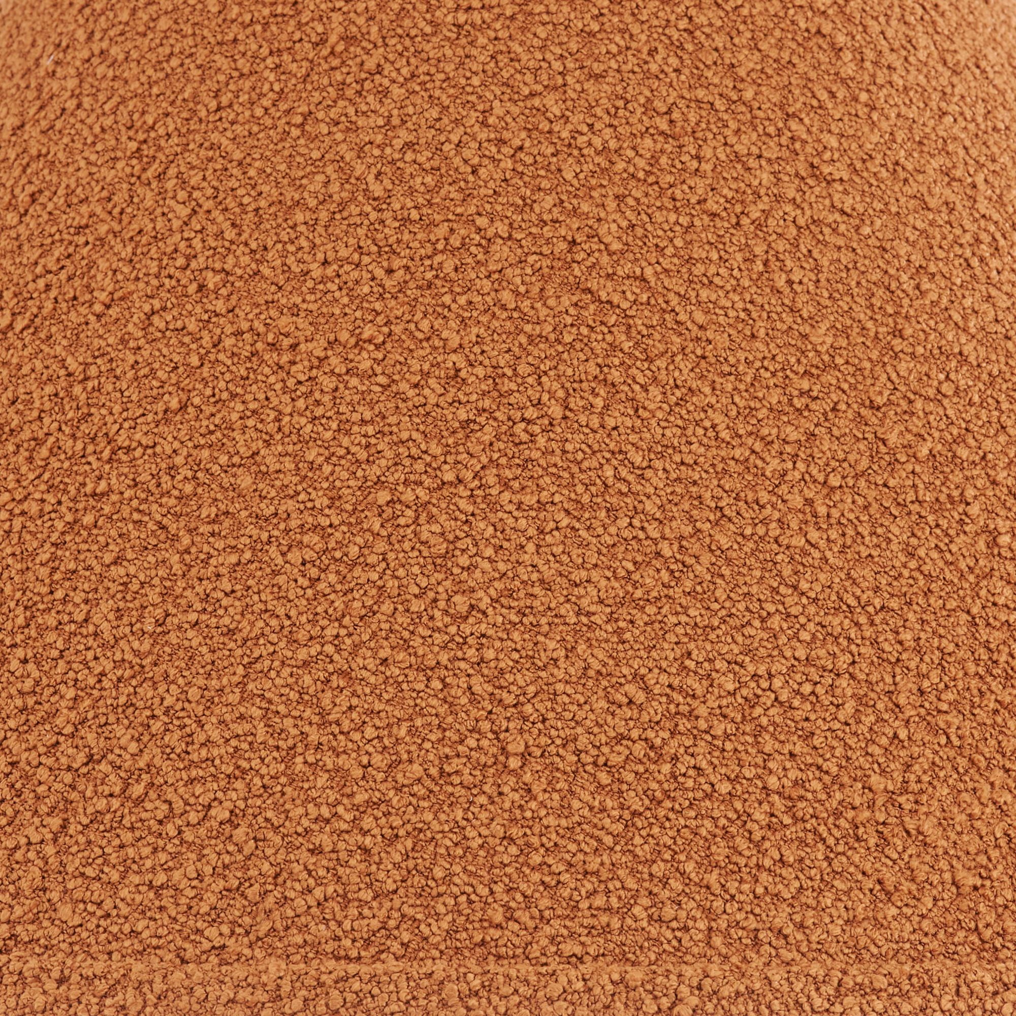 Springcrest 6" Top x 19" Bottom x 10" High x 10" Slant Lamp Shade Replacement Camel Brown Tapered Boucle Woven Fabric Spider Harp Finial