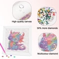 thumbnail image 4 of Diamond Painting Kit, Dinosaur 5D Diamond Painting Starter Set, Easy and Fun DIY Craft Kit, Perfect for Beginners' Creative Art Activities 7.09 x 7.09 in, 4 of 8