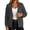 Dark Gray, variant on Enjoytime Lightweight Jacket Women Long Sleeve Button Down Coat Fall Fashion Work Business Casual Plus Size Outerwear with Pockets