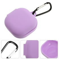 YSNOOWE Case for Earbuds Buds 1 Pc Purple Rectangular 5.3x2.0x1.5in Silicone Protective