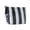 Black, variant on Travel Makeup Bag Striped Makeup Pouches for Purse, PVC Cosmetic Bags with Smooth Zipper Soft Lining, for Cosmetic Car Organizer, Daily, Gifts, Portable Large & Small Toiletrys, 10.23×3.34×7.67in