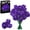 Purple, variant on EP EXERCISE N PLAY Rose Flower Bouquet Building Set,Artificial Flowers Block Set Gift for Adult Home Decor (Red)