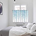 thumbnail image 3 of Blue Polka Dots Kitchen Curtains Window Panels, Watercolor Abstract Art Retro Insulated Window Treatment Curtain, Grommet Curtains for Bedroom/Living Room/Bathroom, 2 Piece 52"Wx72"L, 3 of 8