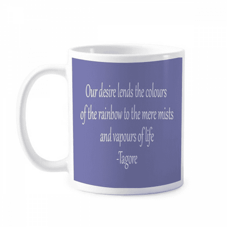 

Qoutes Healing Sentences Desire Mist Life Mug Pottery Cerac Coffee Porcelain Cup Tableware