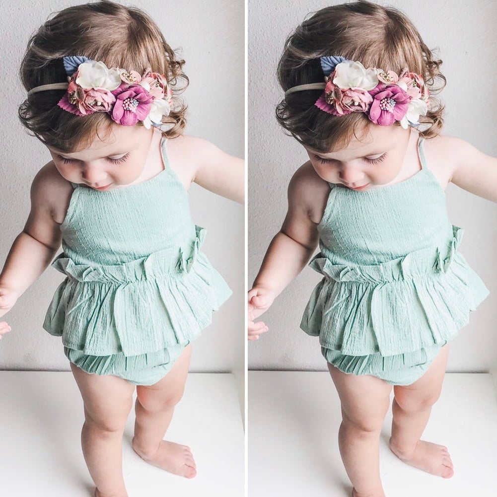 infant ruffle romper