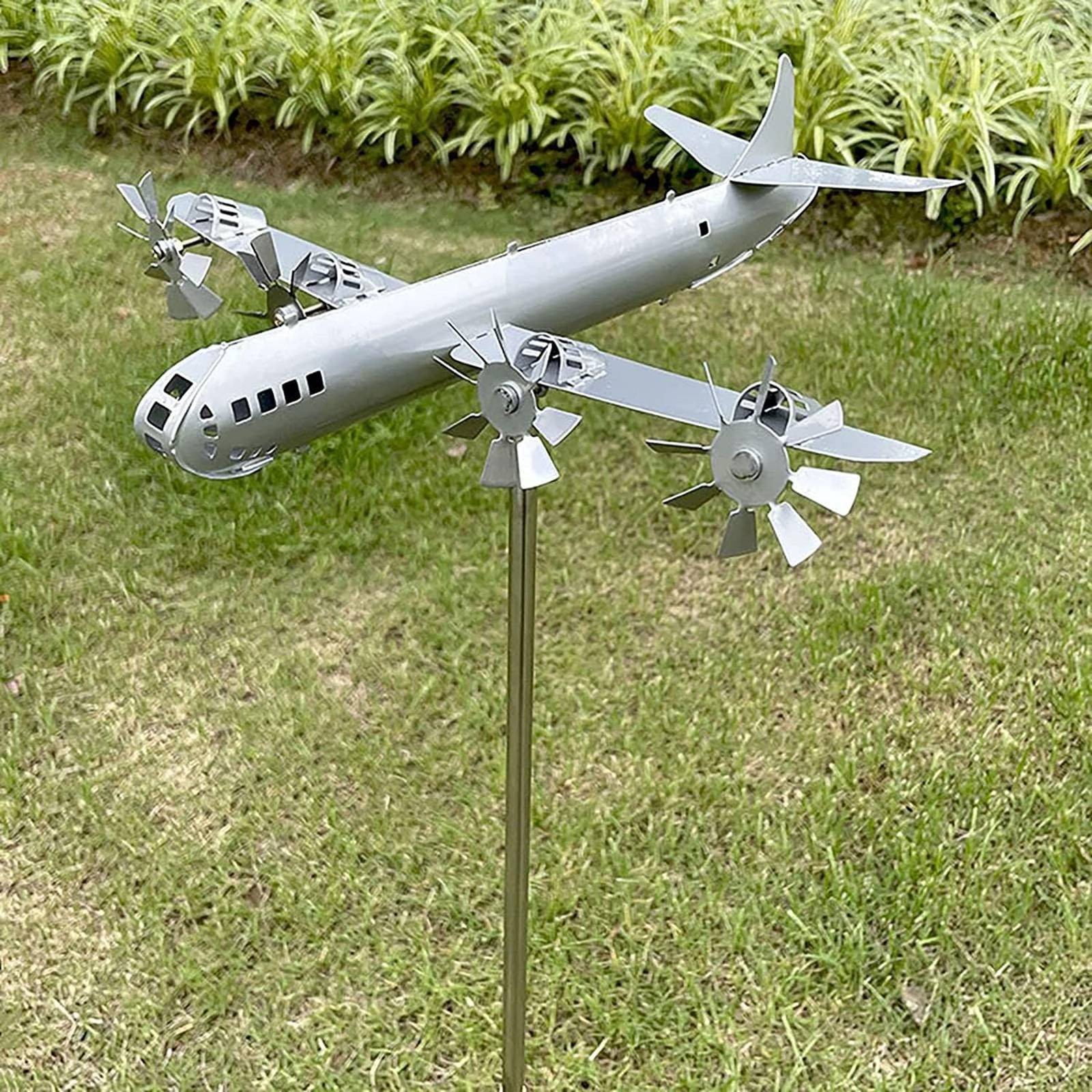 Halloween 2024 B29 Super Fortress Airplane Yard Art Metal Aircraft