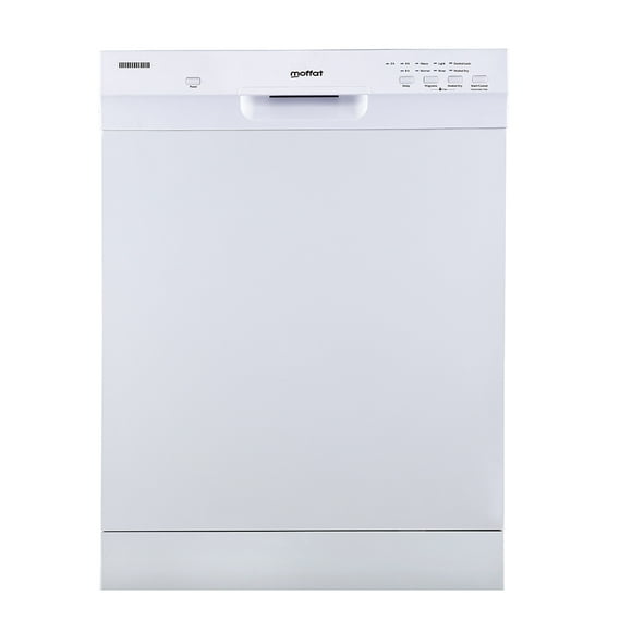 Moffat Lave-vaisselle à Commande avant Intégré 24" avec Baignoire Haute en Acier Inoxydable Blanc - MBF420SGPWW