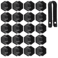 thumbnail image 2 of sweethay 20 Pieces Car Wheel Nut Covers Automotive Caps Hexagon Accessories Tire 17mm Replacing Removal Tool with Parts Replacement Vehículos, repuestos y accesorios Mis, 2 of 6