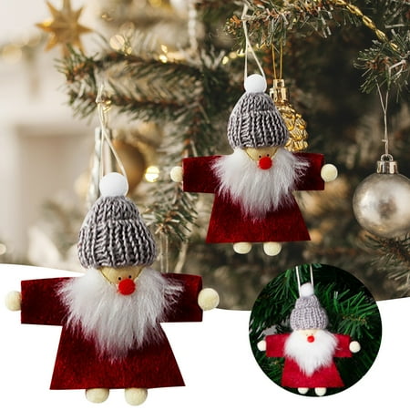 

TALKVE Simple lightweight and wear resistant Table Dolls Hanging Christmas Decorations Hanging Pendants Winter Christmas Party Gifts Suitable For Indoor Outdoor Decoration
