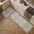 thumbnail image 3 of KUETH Kitchen Rug for Floor, Kitchen Mat Anti Fatigue, Non Slip Washable Kitchen Rug, Set of 2 Kitchen Mat 23"x71"+20"x32", Brown, 3 of 9