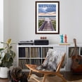 thumbnail image 4 of Art.com Wildwood, New Jersey - Beach Boardwalk Scene Art Print by Lantern Press, Brown Frame Wall Art, 32" x 44", 4 of 5