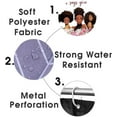 thumbnail image 7 of 4PCS African American Shower Curtain Sets With Rugs, Sexy Black Women Shower Curtain Waterproof Fabric Shower Curtain, Inspirational Quotes Positive Fashion Afro Lady Black Girl Bathroom Decor, 7 of 7