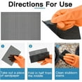 thumbnail image 7 of Tutuviw 12Pcs Flexible Scrubbing Screen for Stain Calcium Deposits Scrubber Flexible Scouring Mesh Pad Abrasive Grit Cleaning Screen for Remove Carbon Rust Scale( 11.02*4.52 inch), 7 of 7