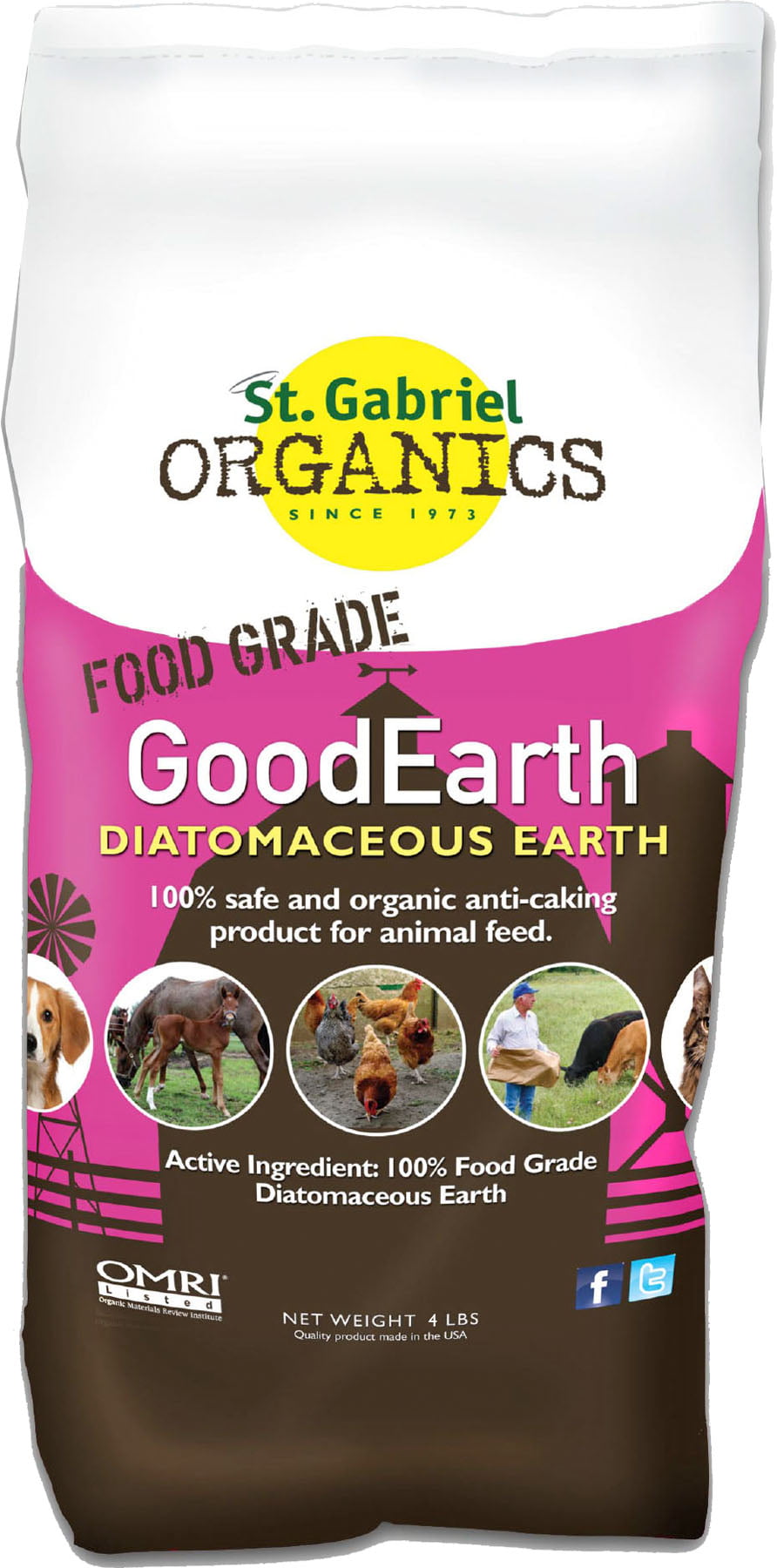 Good Earth Food Grade Diatomaceous Earth 4lb Walmart Com Walmart Com