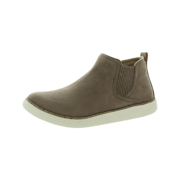 Dr. Scholl's Womens See Me Faux Suede Slip On Ankle Boots - Medium & Wide Width