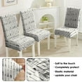 thumbnail image 5 of Chair Covers for Dining Room 4 Pack, Stretch Vintage Bohemian Chair Covers, Washable Polyester Kitchen Slipcovers, Removable Seat Protector for Home or Party, 5 of 7