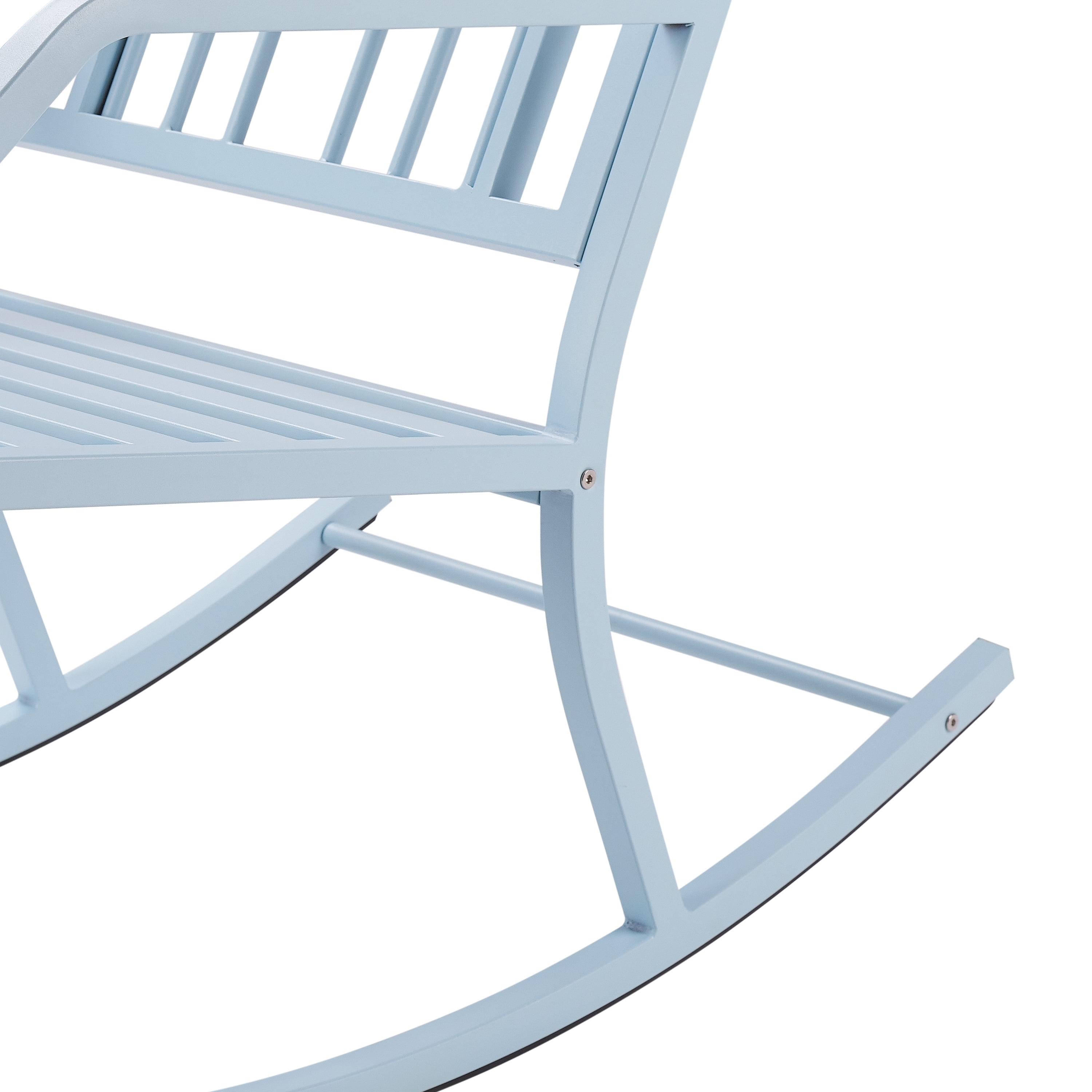 mainstays marna outdoor metal rocking chair