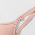 thumbnail image 5 of Gymayou Soft Cotton Wire-Free Bra for Middle-Aged Elderly Women Seamless Full Coverage Wireless Everyday Brassiere with Adjustable Straps Beige L, 5 of 8