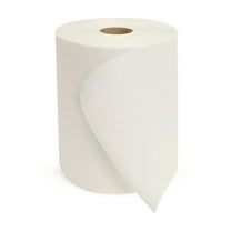 Boardwalk Green Universal Roll Towels, 1-Ply, 8" x 800 ft, Natural White, 6 Rolls/Carton