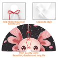 thumbnail image 4 of Picia Cute Axolotl Sakura Blossoms Print Christmas Tree Skirt , Christmas Tree Skirt Ornaments for Merry Christmas Holiday Party Decorations Indoor Outdoor-30", 4 of 7