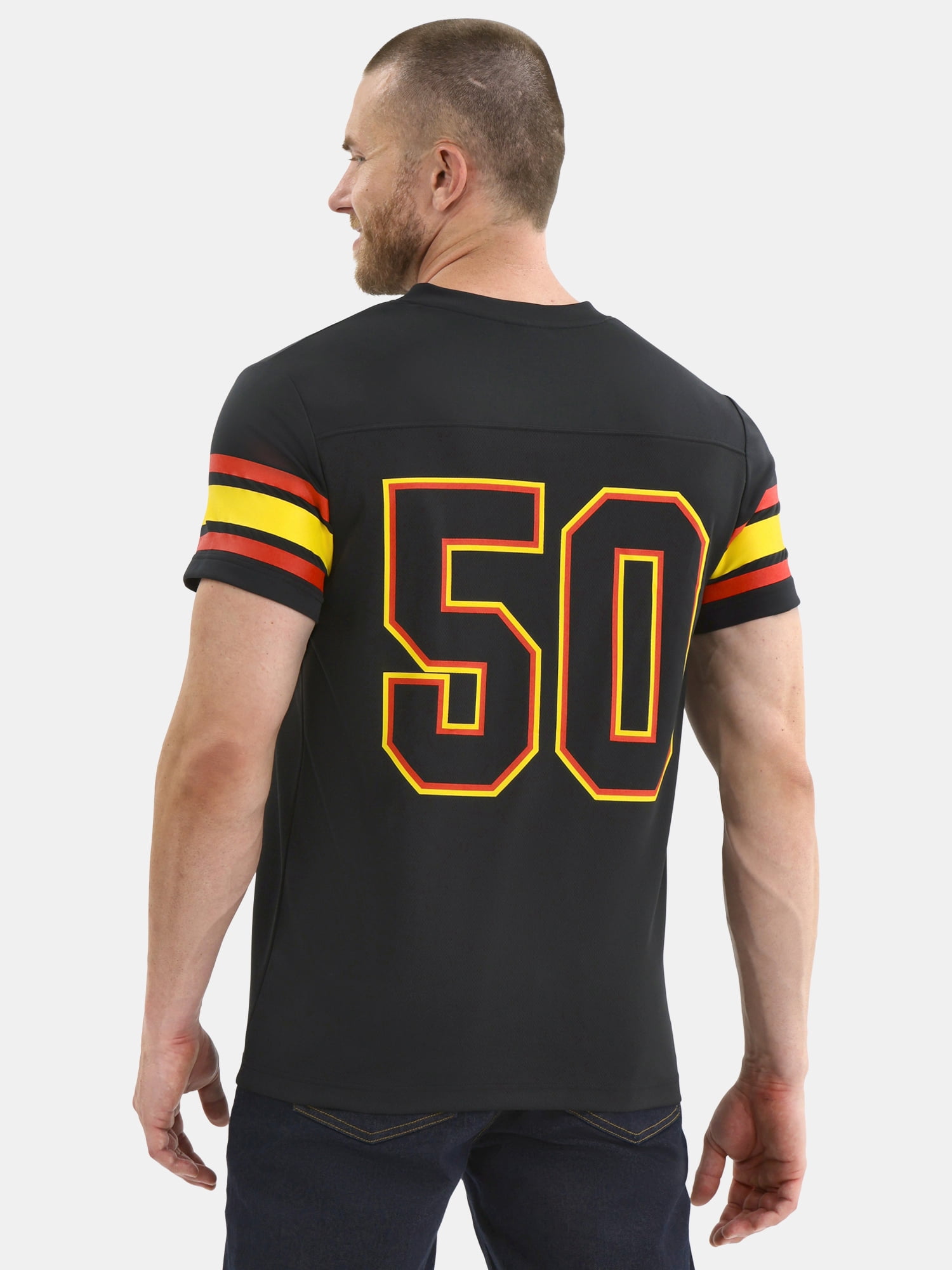 Snoopy Men's and Big Men's Mesh Football Jersey, Sizes S-3XL