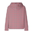 thumbnail image 7 of Mercatoo Kids Loose Tops Girls 𝗛oodie Cute Plaid Long Sleeve Fashion Sweatshirts Lightweight 𝗛oodie with Pockets, 7 of 7