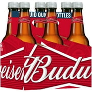 Angle View: Budweiser Beer, 6 pk 16 fl. oz. Plastic Bottles