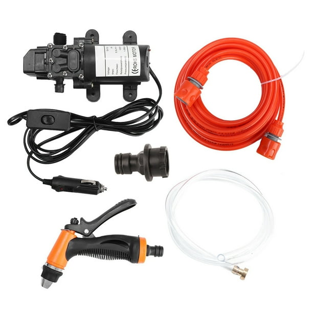 Rocinador De Limpieza De Automóviles, Kit De Limpieza De Lavado De Lavadora De Lavadora De Alta Presión De 12 V Para Automóvil De 12 V