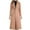 003 Khaki, variant on Womens Winter Wool Blend Camel Long Coat Notch Single-Breasted Lapel Jacket Outwear