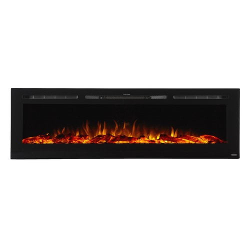Orren Ellis Skoog Wall Mounted Electric Fireplace Walmart