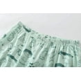 thumbnail image 3 of MyFav Women's Capri Pajama Sets Plus Size Sleepwear Top with Capri Pants 2 Piece Loungewear Set,Green Cat,M, 3 of 7