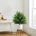 thumbnail image 2 of Artificial Christmas Decorations, Simulated Green Plant, Realistic Outdoor And Indoor Shrubs With Ground Nails, Durable Plastic Material 45x30x30cm, 2 of 6