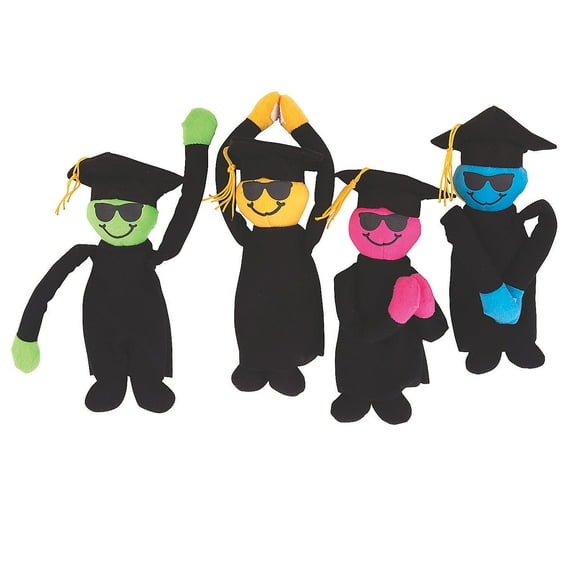 Long Arm Grad Plush - Party Favors - 12 Pieces