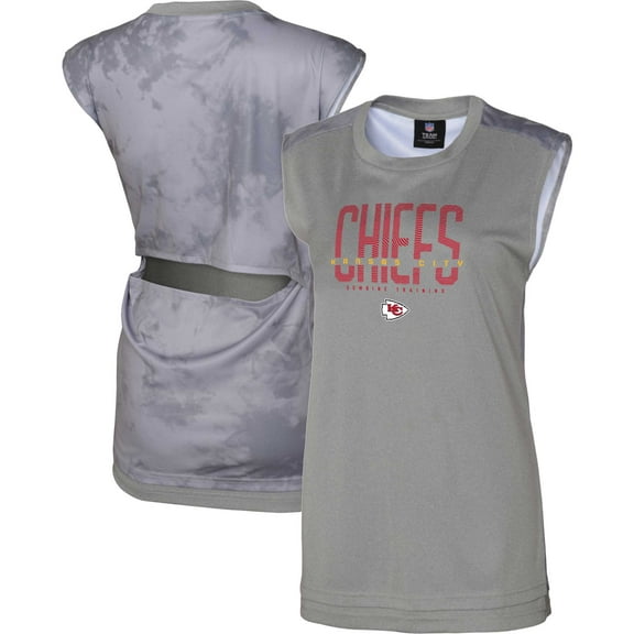 Women's Outerstuff  Gray Kansas City Chiefs No Sweat Tank Top