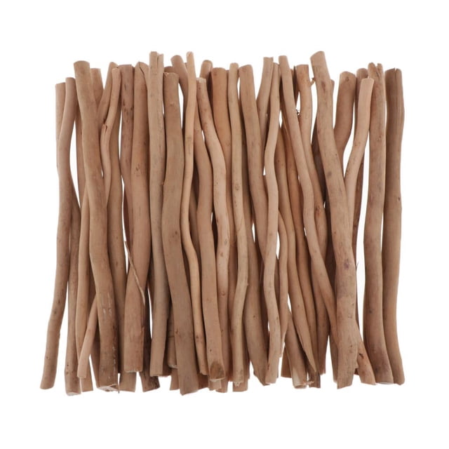 50 piezas de madera de corteza flotante, palos y varillas para manualidades, decoración rústica para bodas. 20 centímetros