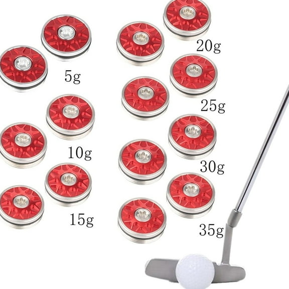 Odyssey Stroke Lab White O-Works Golf Club Putter Weights Train 1 Pair 5-35g Red