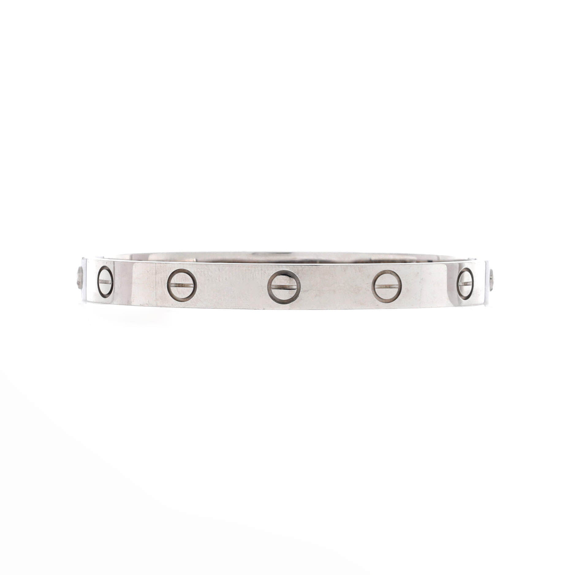 Pre-Owned Cartier Love Bracelet 18K White Gold By Rebag